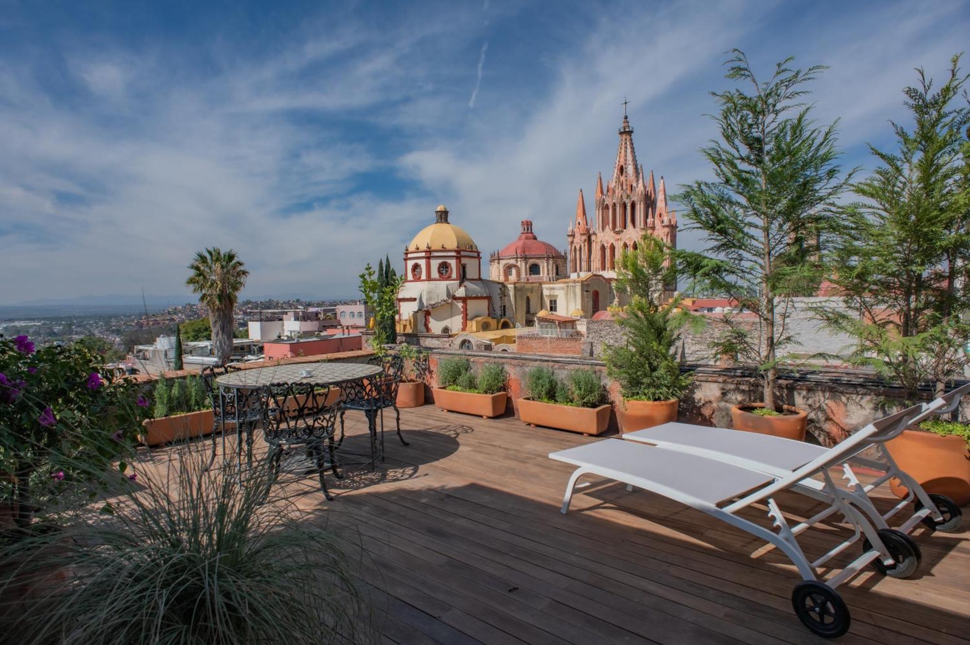 Suite De Lujo Con Terraza Panoramica San Miguel de Allende Ngoại thất bức ảnh